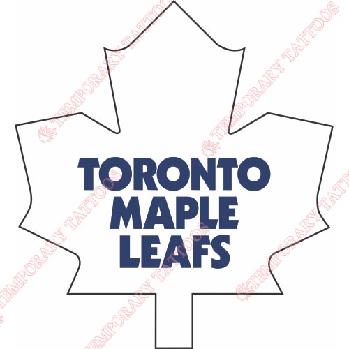 Toronto Maple Leafs Customize Temporary Tattoos Stickers NO.354